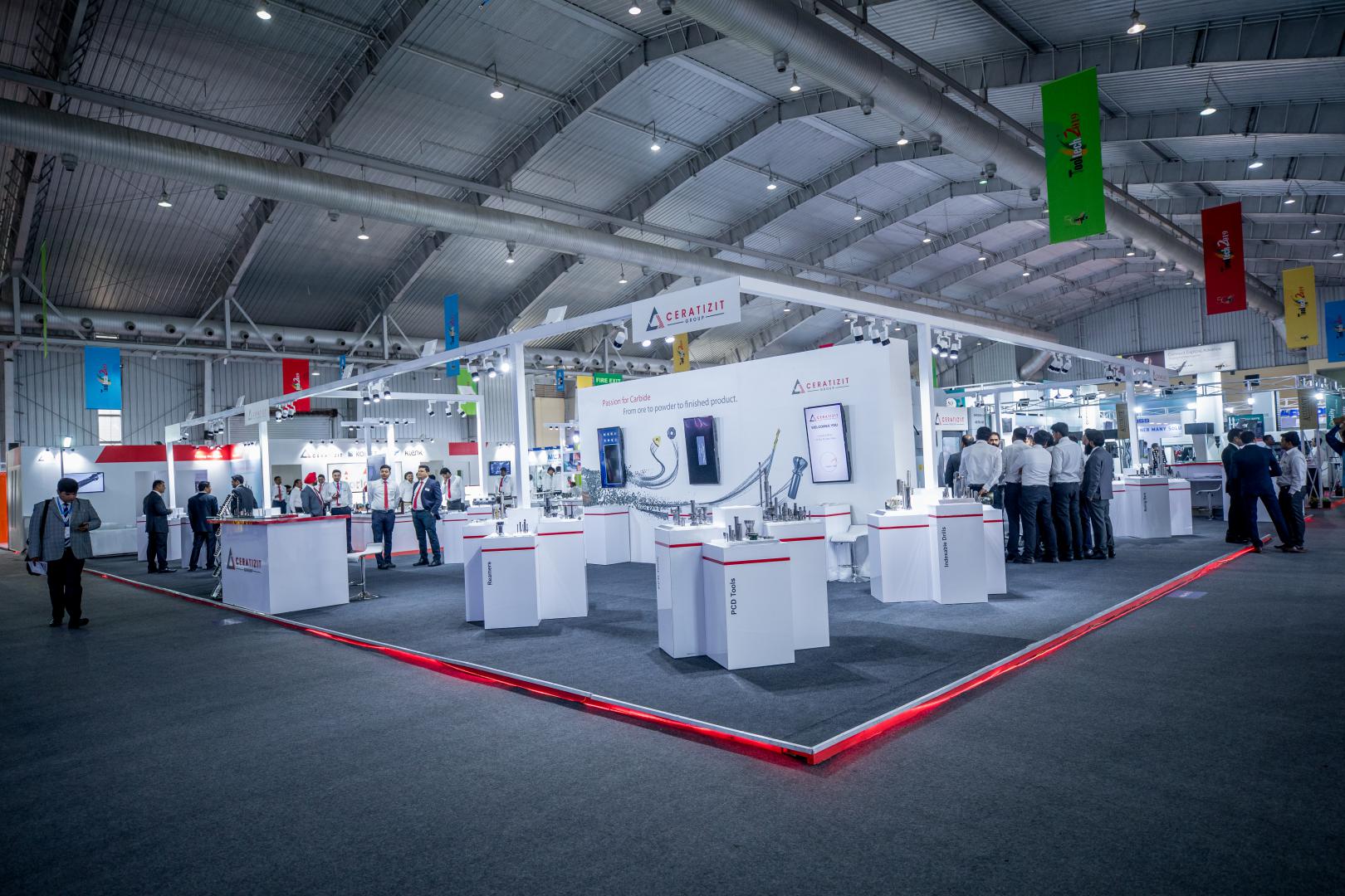 Ceratizit Group custom exhibition stand at IMTEX