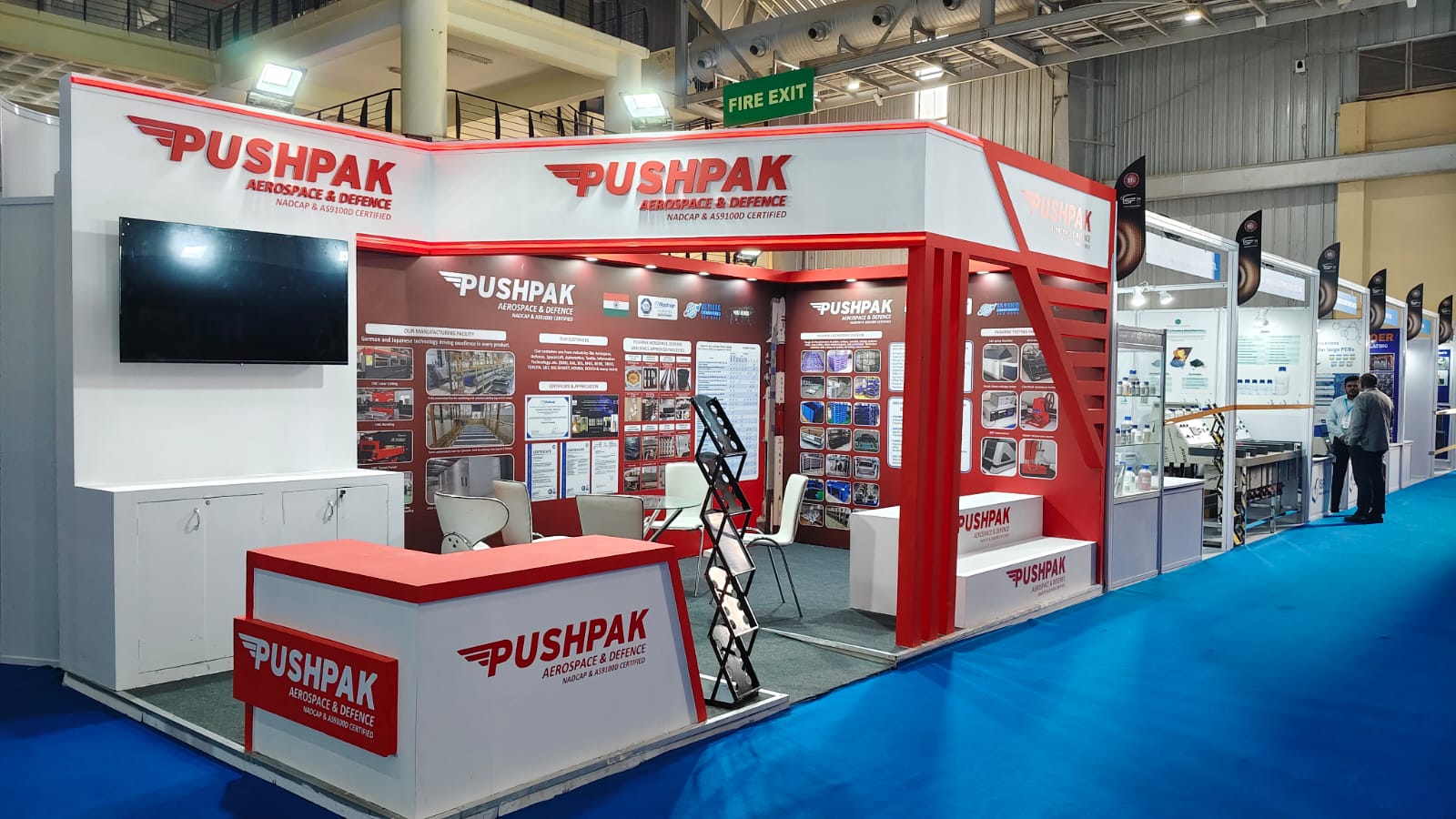 WHTNXT exhibition stand for PUSHPAK