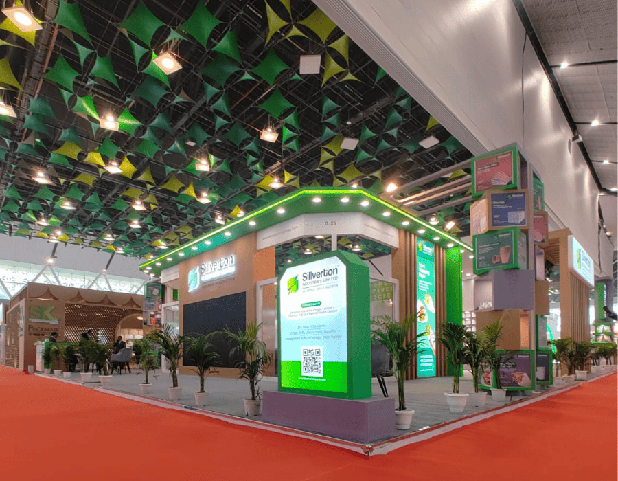 Silverton Industries exhibition stall design and fabrication by WHTNXT