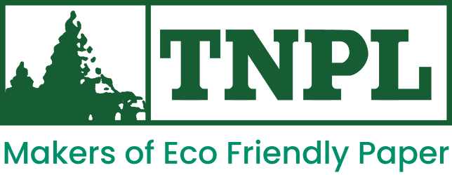 TNPL (Tamil Nadu Newsprint and Papers Limited) company logo, makers of eco-friendly paper