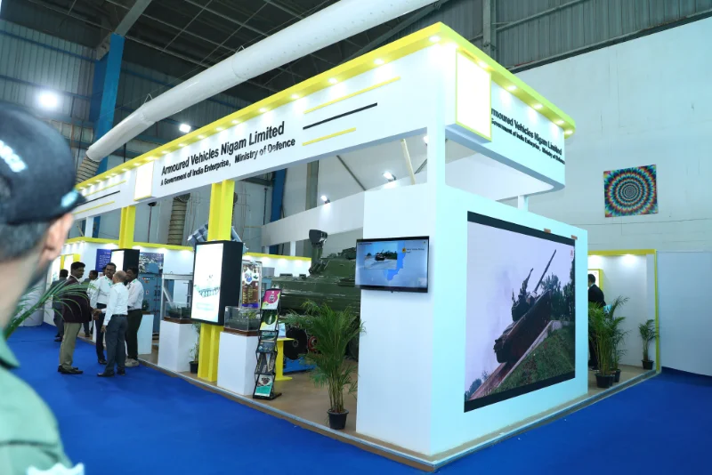 Entrance Arch Branding — Aero India 2027 exhibition stand builder outdoor branding example